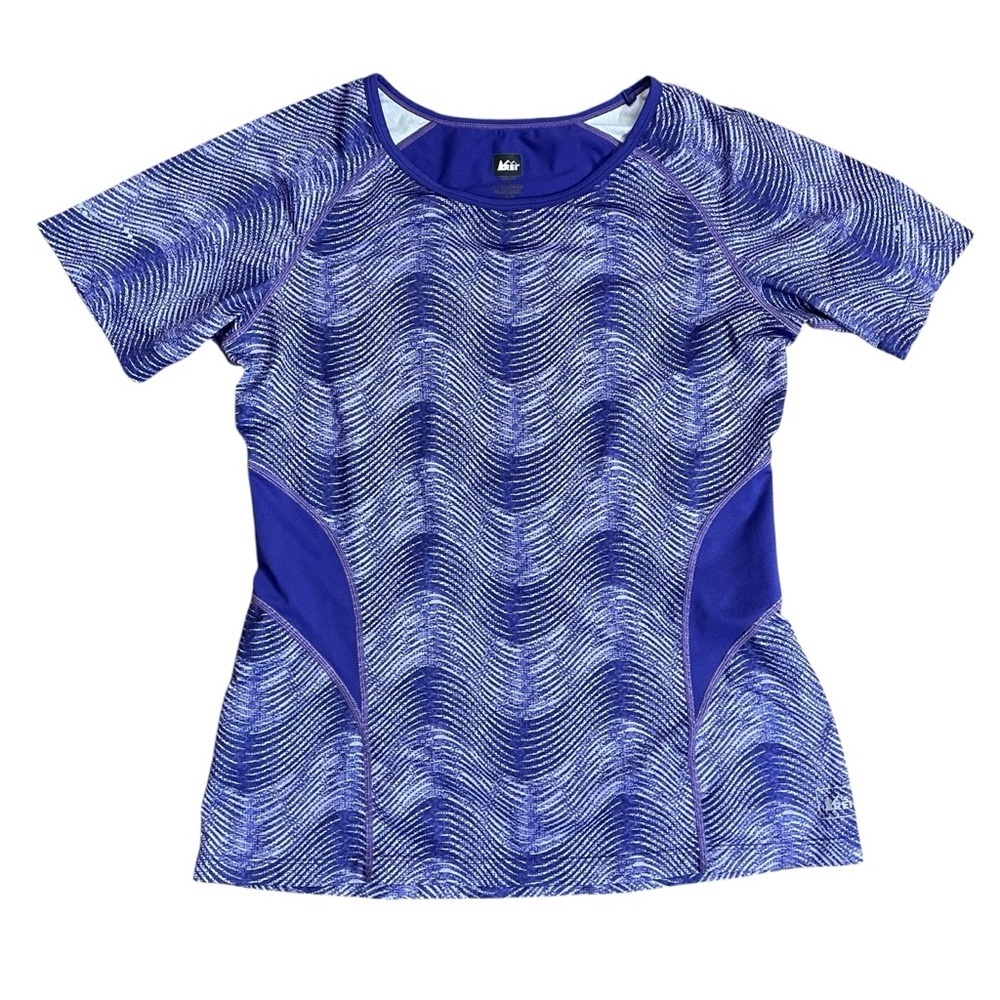 REI Women's Purple Patterned Top Sz S
